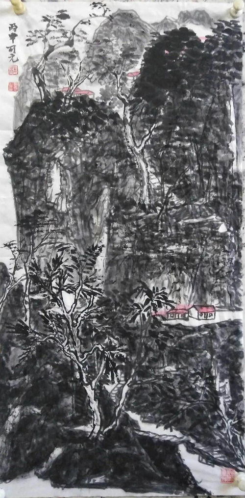 杜可元国画精品展亮相北京新艺术云博会 北京涵柯